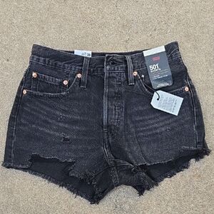 NWT Levi's 501 High Rise Cut Off Shorts